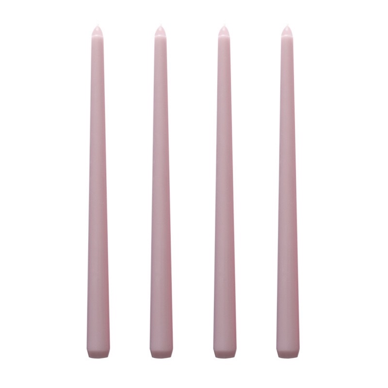 Wholesale four-piece 30CM branch-shaped wedding banquet European Morandi colorful long-pole candles, romantic, odorless and smokeless detail image 7