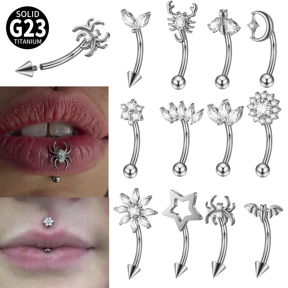 肚脐打肚脐钉肚脐饰品鼻钉时尚潮流配件