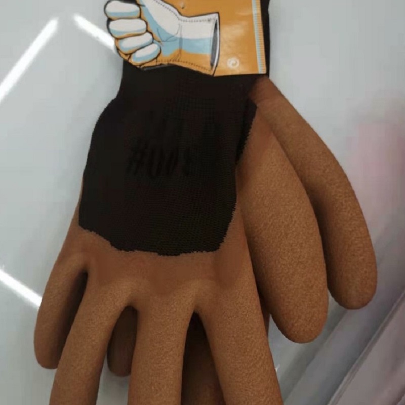 通用劳保皮手套冬季户外五金机械作业浸塑手套