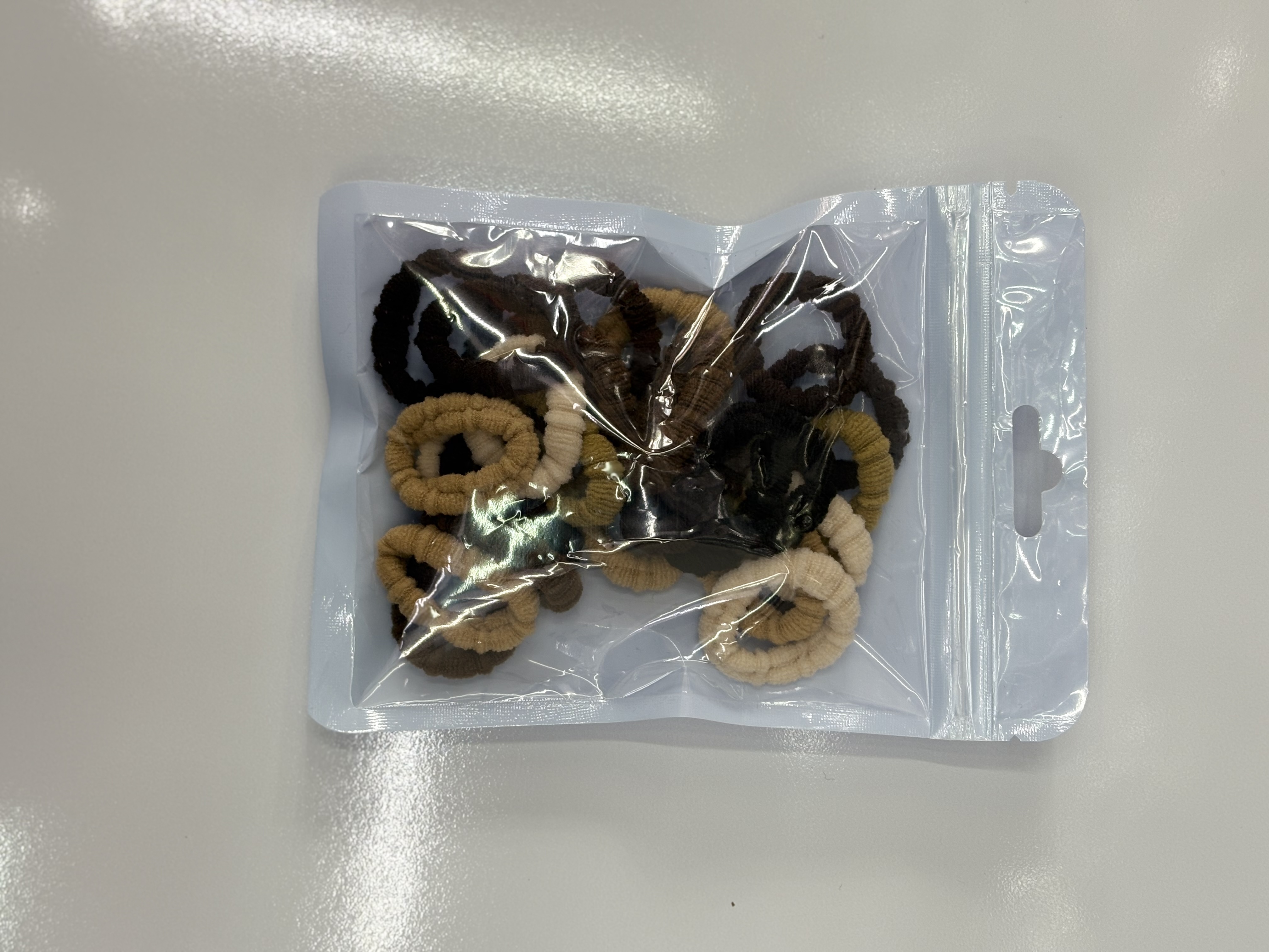 New cute bagged children's high-elasticity towel band headband hair accessory, 25 pieces in a set, exclusively supplied by the source factory for export detail image 7