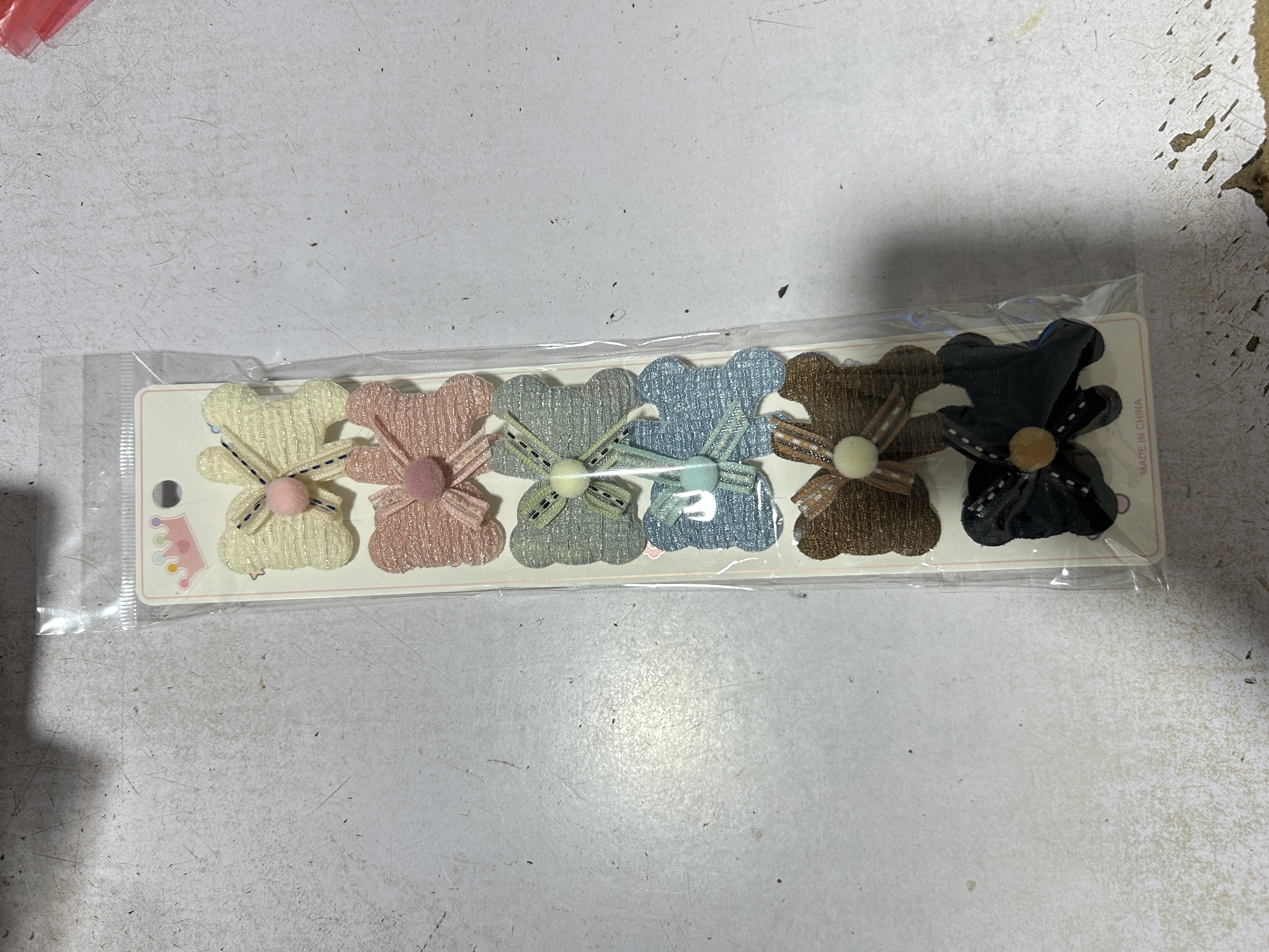 亚克力儿童发夹一次性皮筋头饰儿童发饰