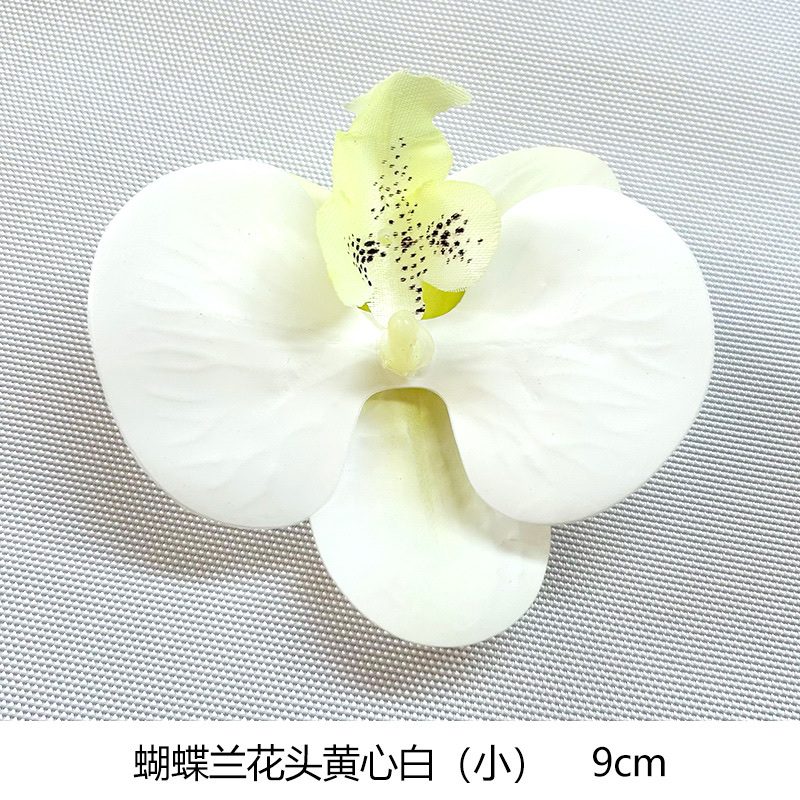 3D decorative gifts, exquisite wedding and celebration ornaments, artificial flower headwear, and artificial flower of the laminated Phalaenopsis flower head Specification image