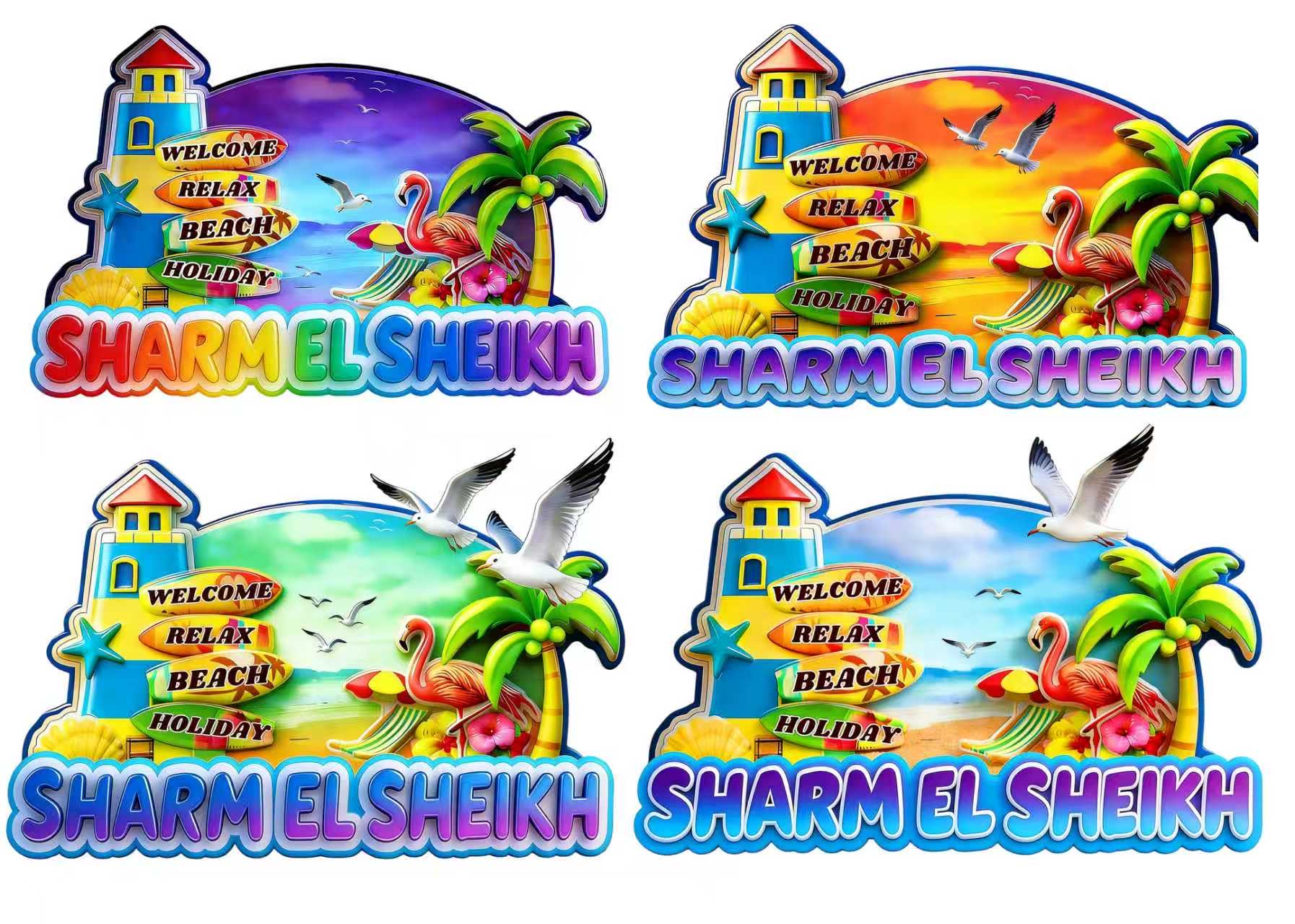 海洋系列冰箱贴树脂创意装饰贴吸铁石冰箱贴家用办公用品