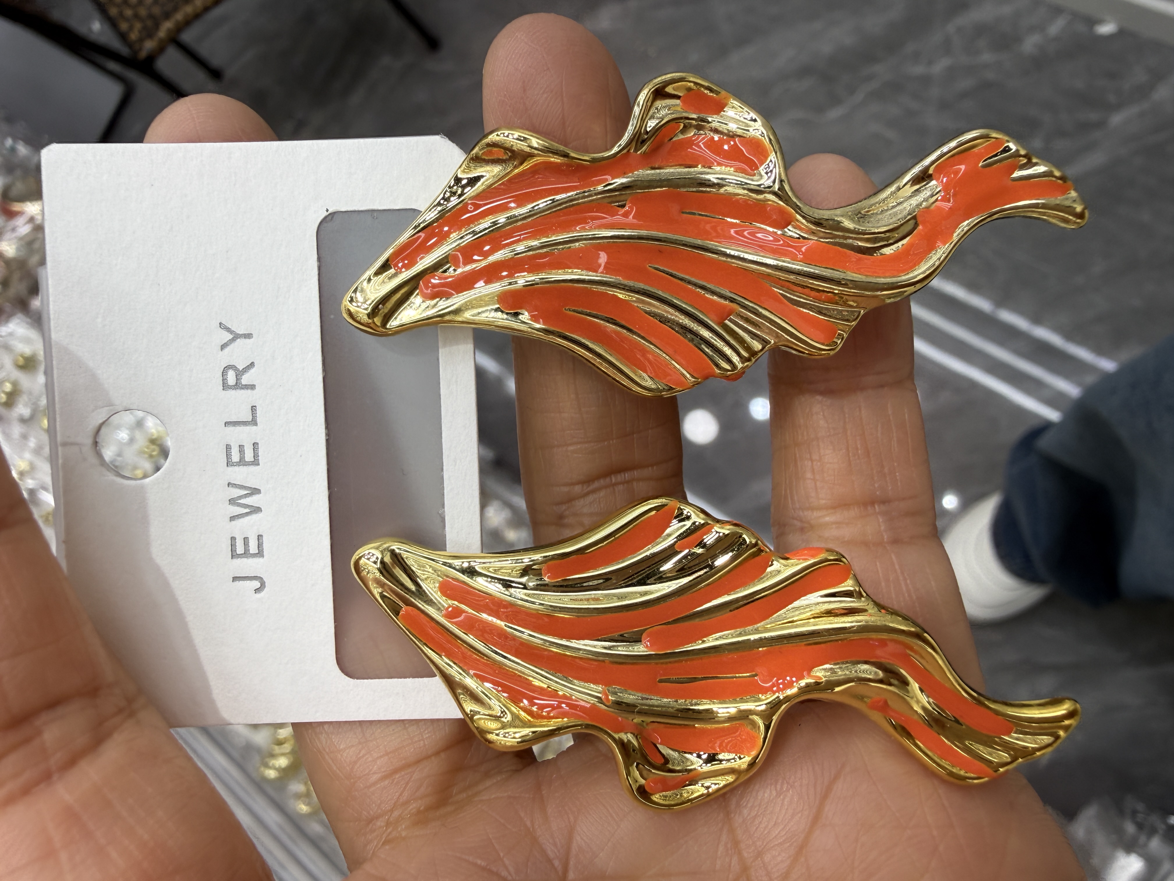 1对时尚简约夸张不规则耳钉耳饰气质百搭适合女士度假佩戴首饰