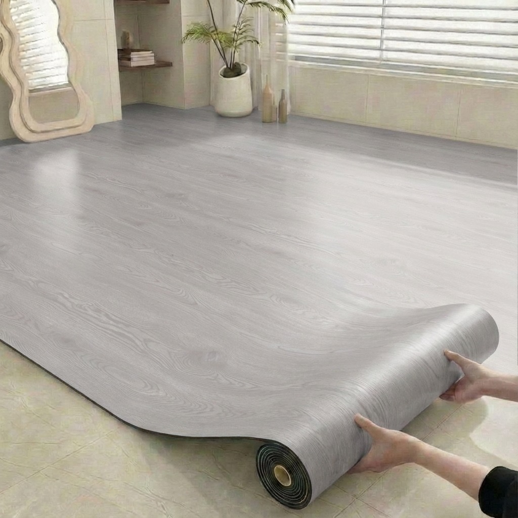 Cross-border self-adhesive floor, thickened wear-resistant, waterproof and anti-slip floor, floor cover, floor mat, floor renovation and transformation stickers detail image 7