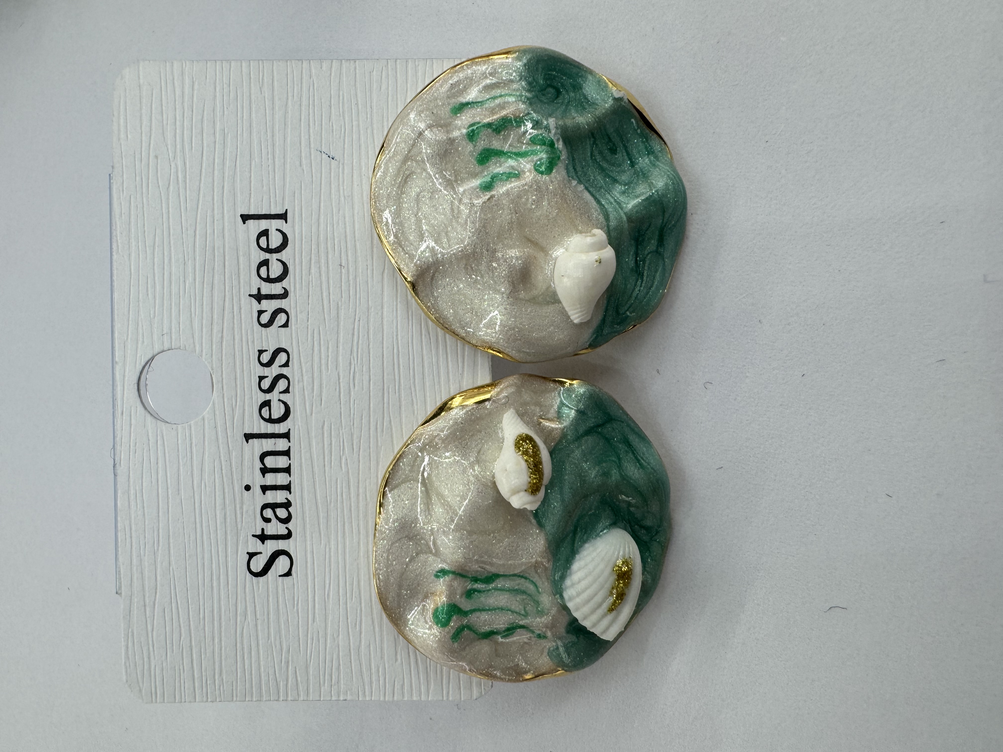 欧美流行饰品，不锈钢海洋风系列耳环耳饰饰品耳环详情图2