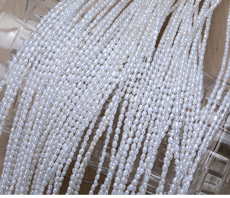 اللؤلؤ الصغيرة الصغيرة، اللؤلؤ الطبيعي للمياه العذبة الطبيعية، اللولب الصغيرة، detail image 5