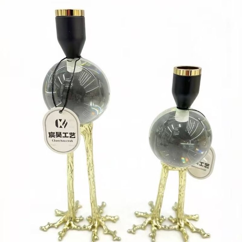European-style decorative soft furnishings, wedding handicrafts, candlesticks, home items, candlesticks, candlestick handicrafts, candlesticks Item Picture