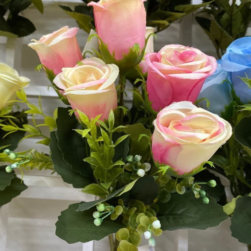 104044厂家直销欧式风格油画情人玫瑰花多色可选