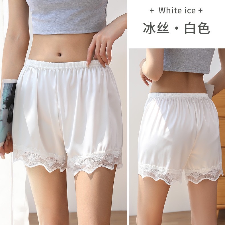 Wavy lace safety pants can be worn outside as three-inch leggings. They are a summer bestseller details Picture