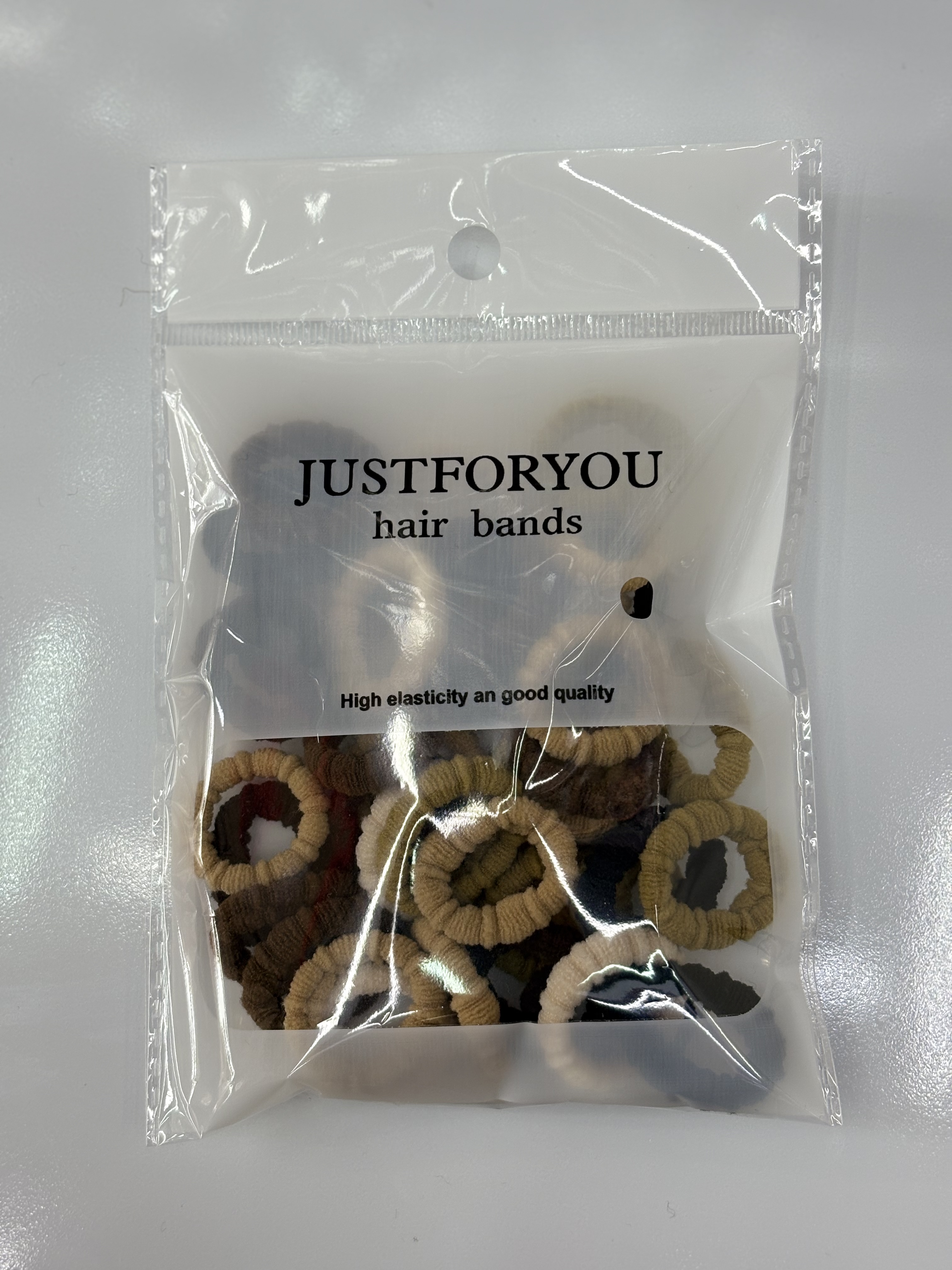 justforyou export bag 40 jacquard towel rings, children's hair ties, hair bands and headwear Application Scenario