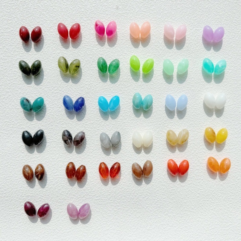 Wholesale of antique glass beads, agate loose beads, acrylic loose beads, carefully selected materials, transparent and lustrous, bulk purchase Application Scenario