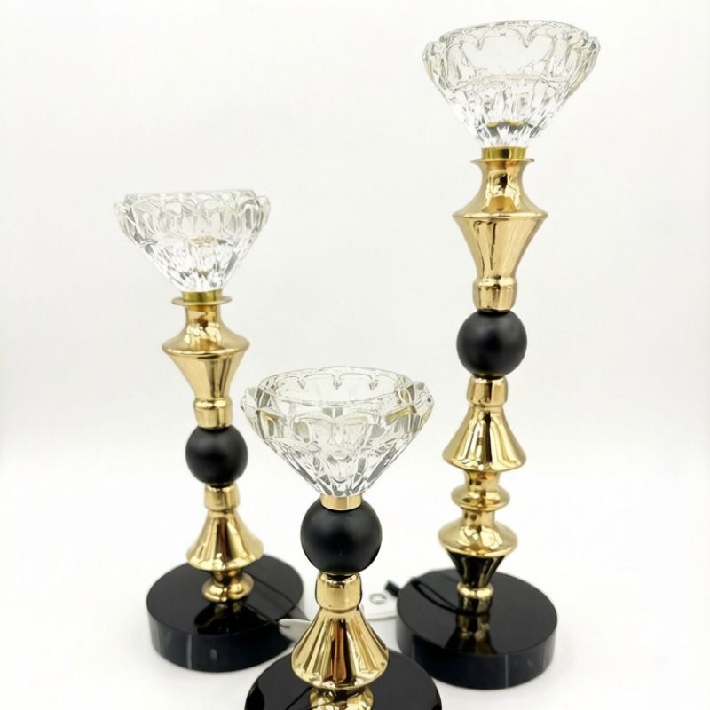 European-style decorative soft furnishings, wedding handicrafts, candlesticks, home items, candlesticks, candlestick handicrafts, candlesticks Specification image