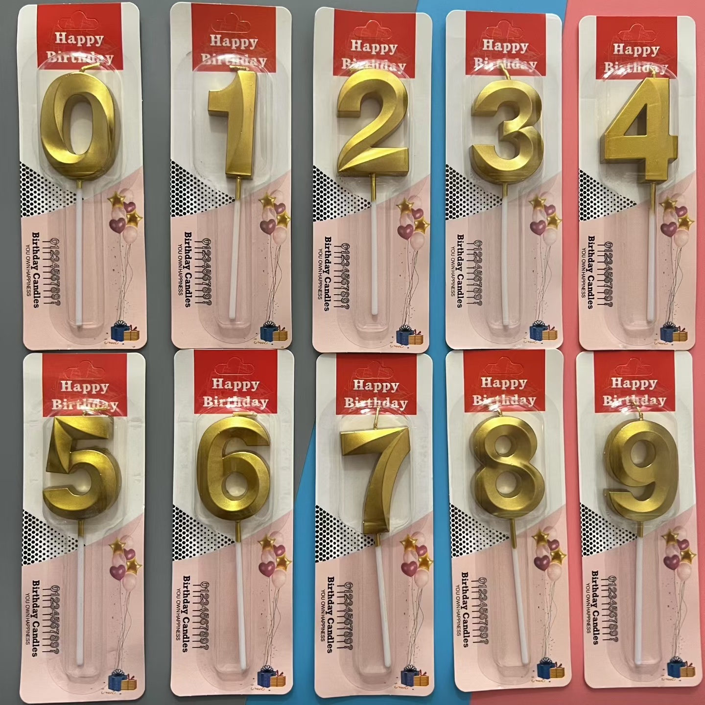 6cm classic digital candle Application Scenario