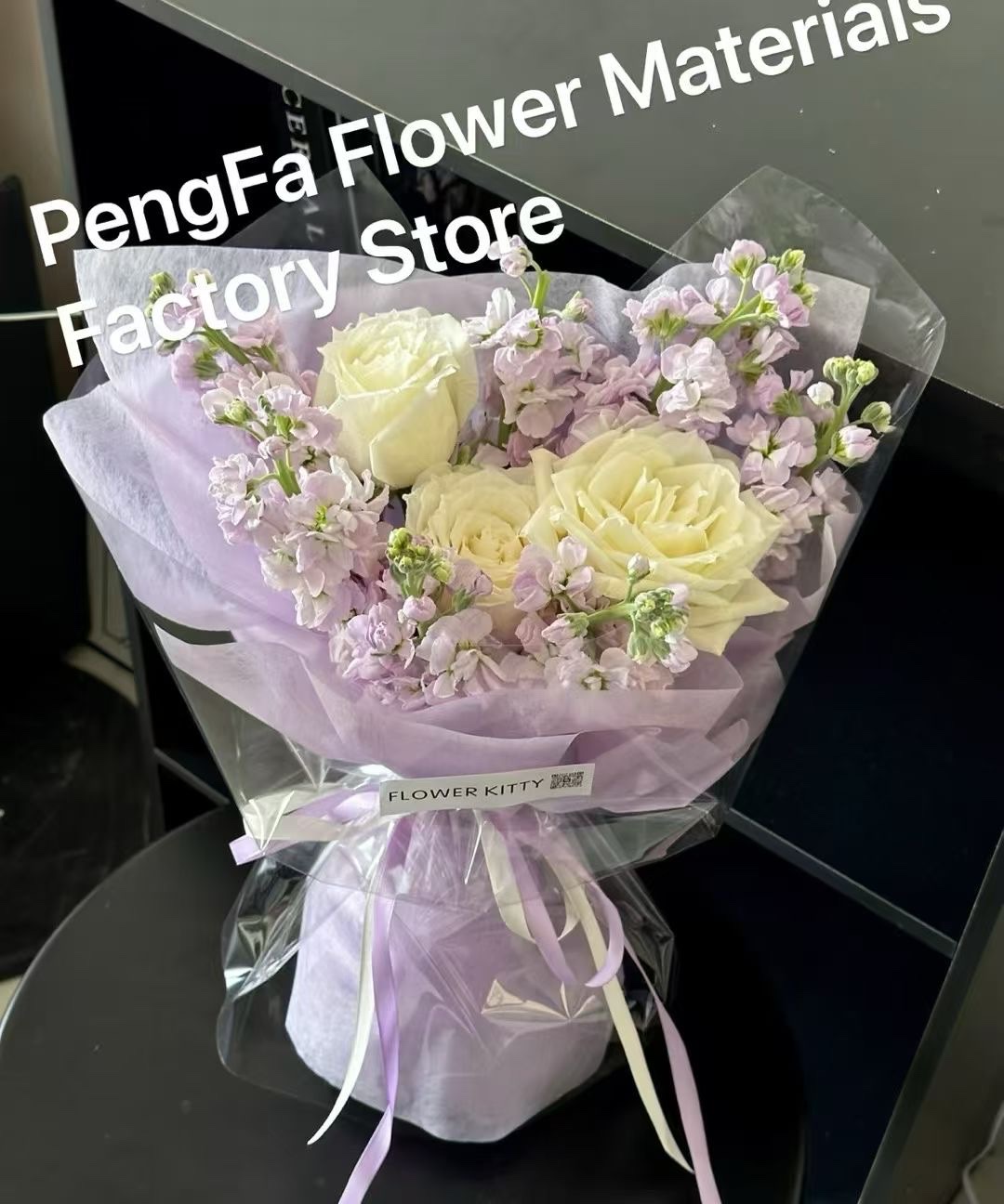 Pengfa Packaging Factory Store Small milk cotton flower lining Paper, pull-out milk cotton paper, waterproof base paper, pleated flower bouquet wrapping paper, DIY flower packaging, flower packaging, flower packaging, pleated paper Item Picture