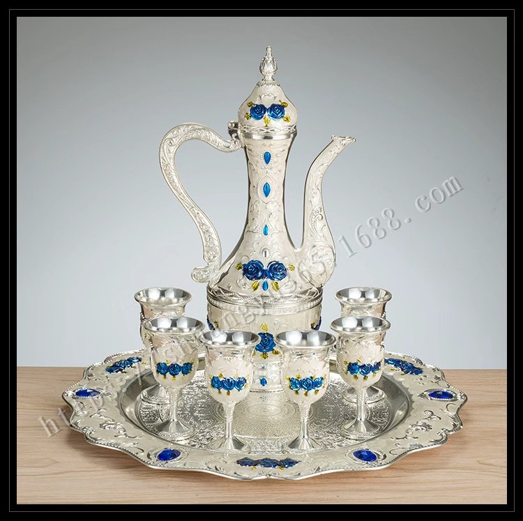 欧式白酒杯套装创意家居酒具小酒杯属酒壶分酒器白酒摆件礼品详情图2