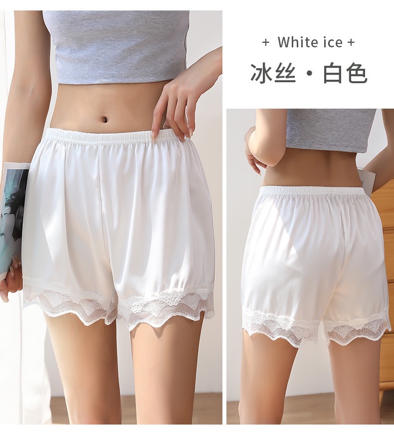 Wavy lace safety pants can be worn outside as three-inch leggings. They are a summer bestseller detail image 3