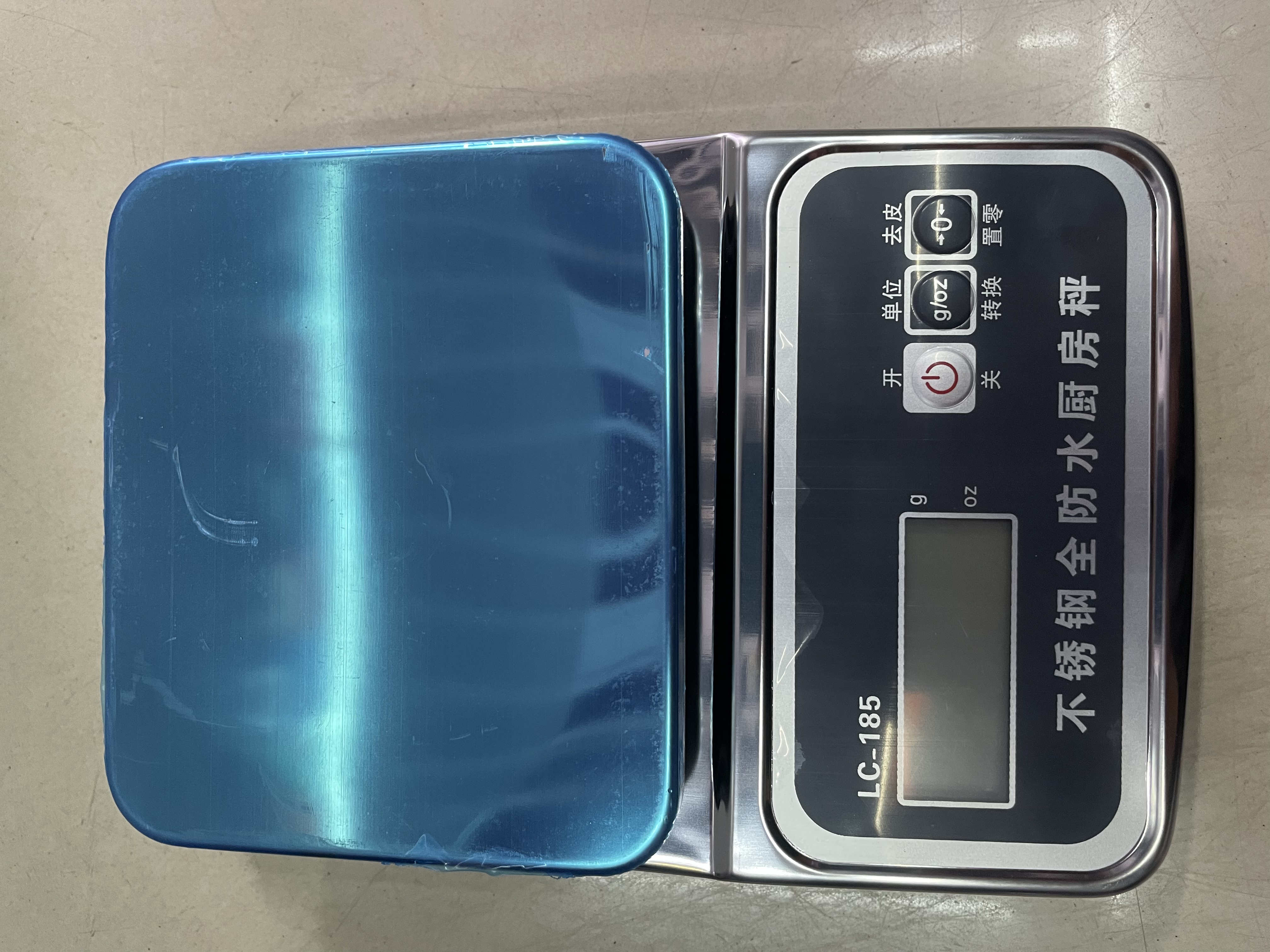 LC-185 防水 充电+电池两用电子秤 厨房秤 烘焙秤 家用秤