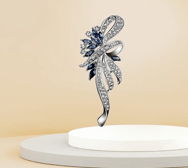 女士西装胸花胸针女款高端精致时尚高档女衣服别针产品图