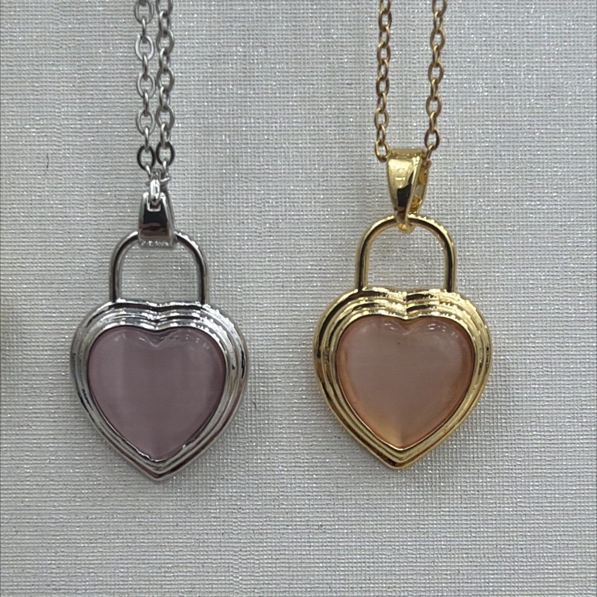 夏日彩色糖果爱心项链 闺蜜项链女 多巴胺心形锁骨链时尚潮流款详情图2