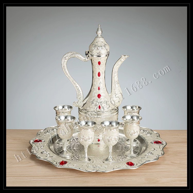 欧式白酒杯套装创意家居酒具小酒杯属酒壶分酒器白酒摆件礼品日用品百货展示架日用品百货日用品百货展示架详情图2