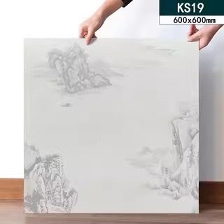 防水大理石纹出口外贸地砖PVC翻新贴纸加厚直接贴耐磨详情图4