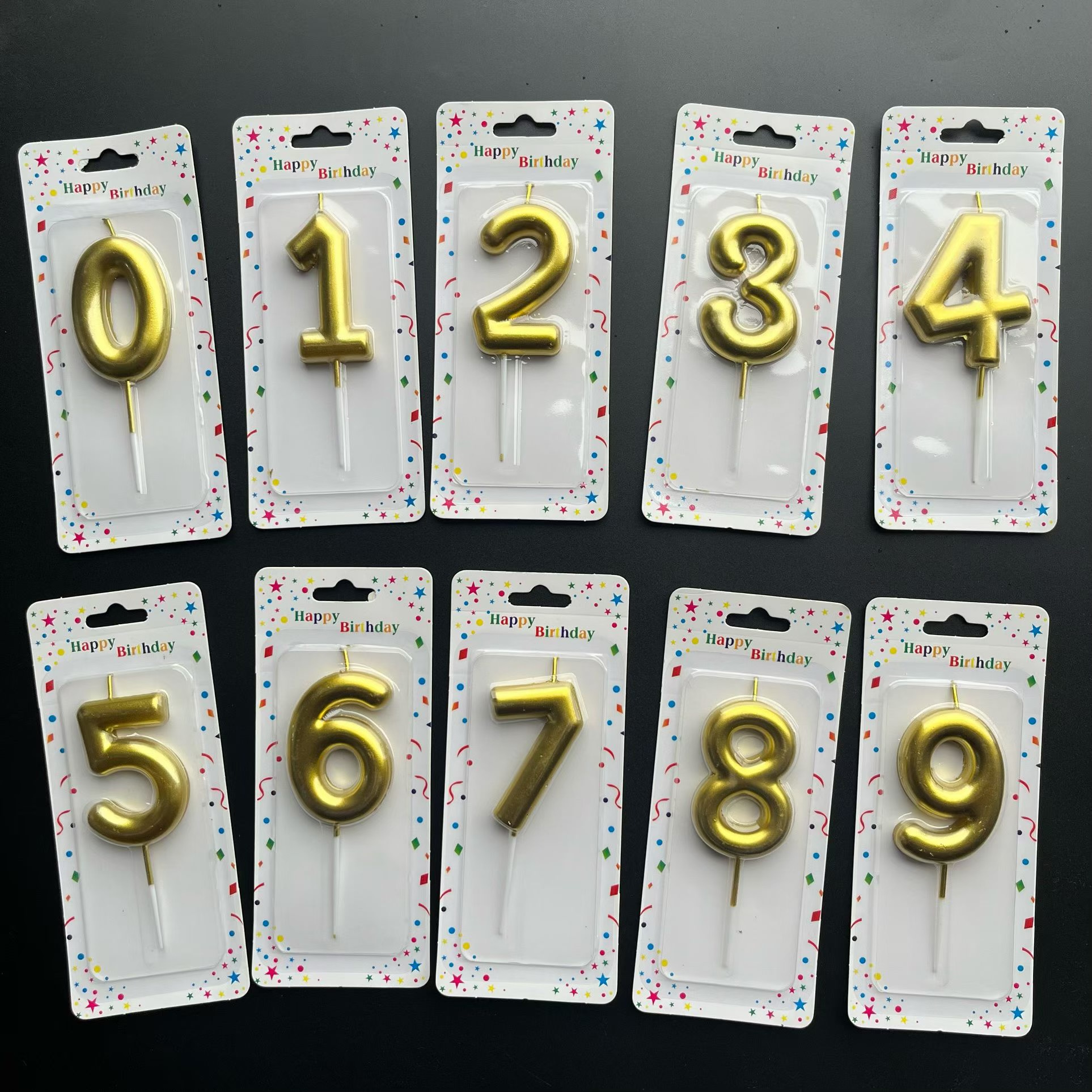 6cm classic digital candle Specification image