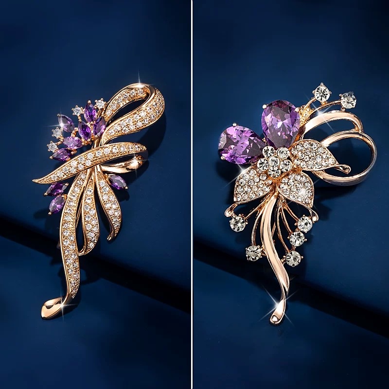 女士西装胸花胸针女款高端精致时尚高档女衣服别针详情图4