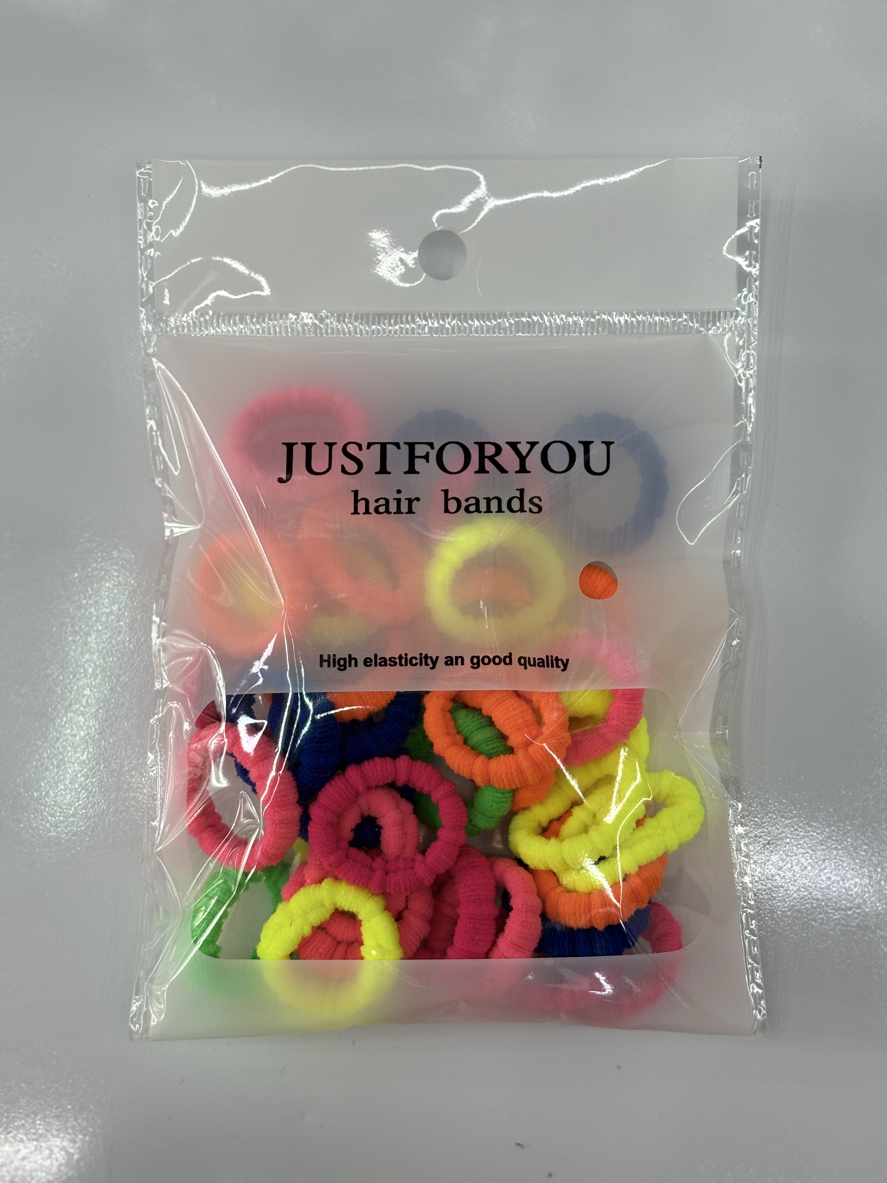 justforyou export bag 40 jacquard towel rings, children's hair ties, hair bands and headwear details Picture