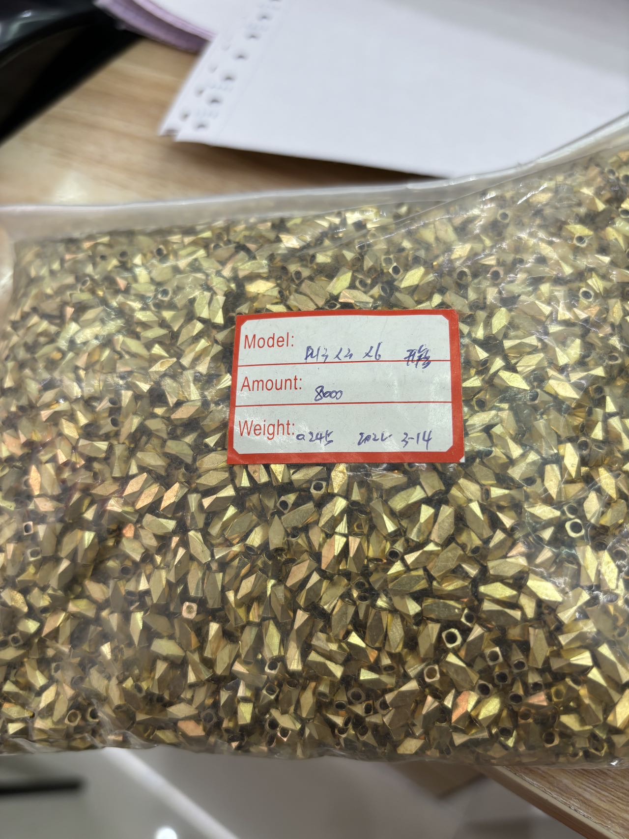 饰品配件，批花珠铜配件 角珠 批花珠手工制作材料 DIY饰品 厂家直销 来样定做