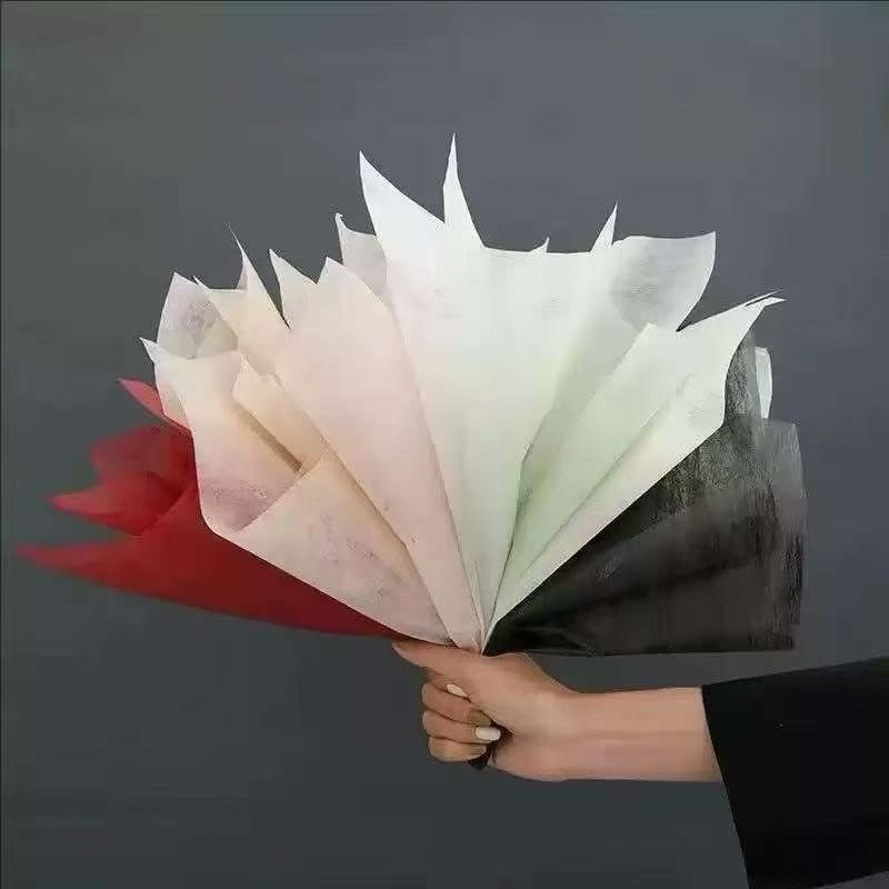 Pengfa Packaging Factory Store Small milk cotton flower lining Paper, pull-out milk cotton paper, waterproof base paper, pleated flower bouquet wrapping paper, DIY flower packaging, flower packaging, flower packaging, pleated paper detail image 5