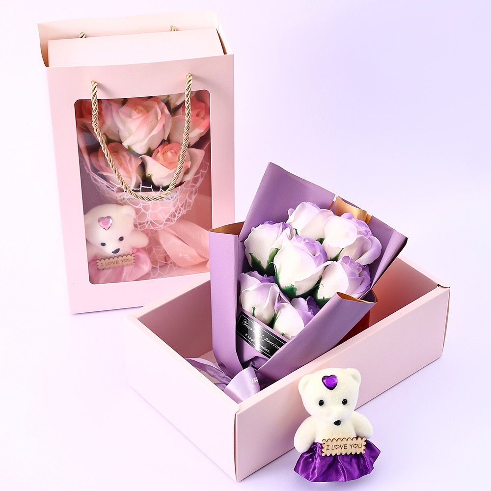 Artificial flowers, Valentine's Day and Teachers' Day flower small ornaments, anti-corrosion and anti-fading artificial decorative flowers, artificial flowers, artificial flowers detail image 3