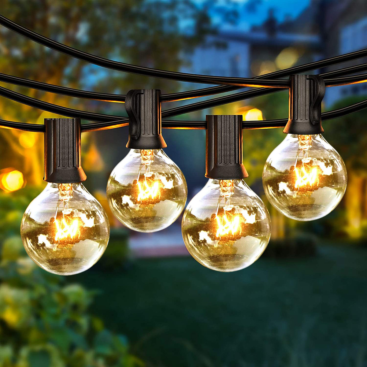 G50 string lights para exteriores string de luces LED string de luces led decoración cálida string de luces G50 string string de luces de ambiente exterior Item Picture
