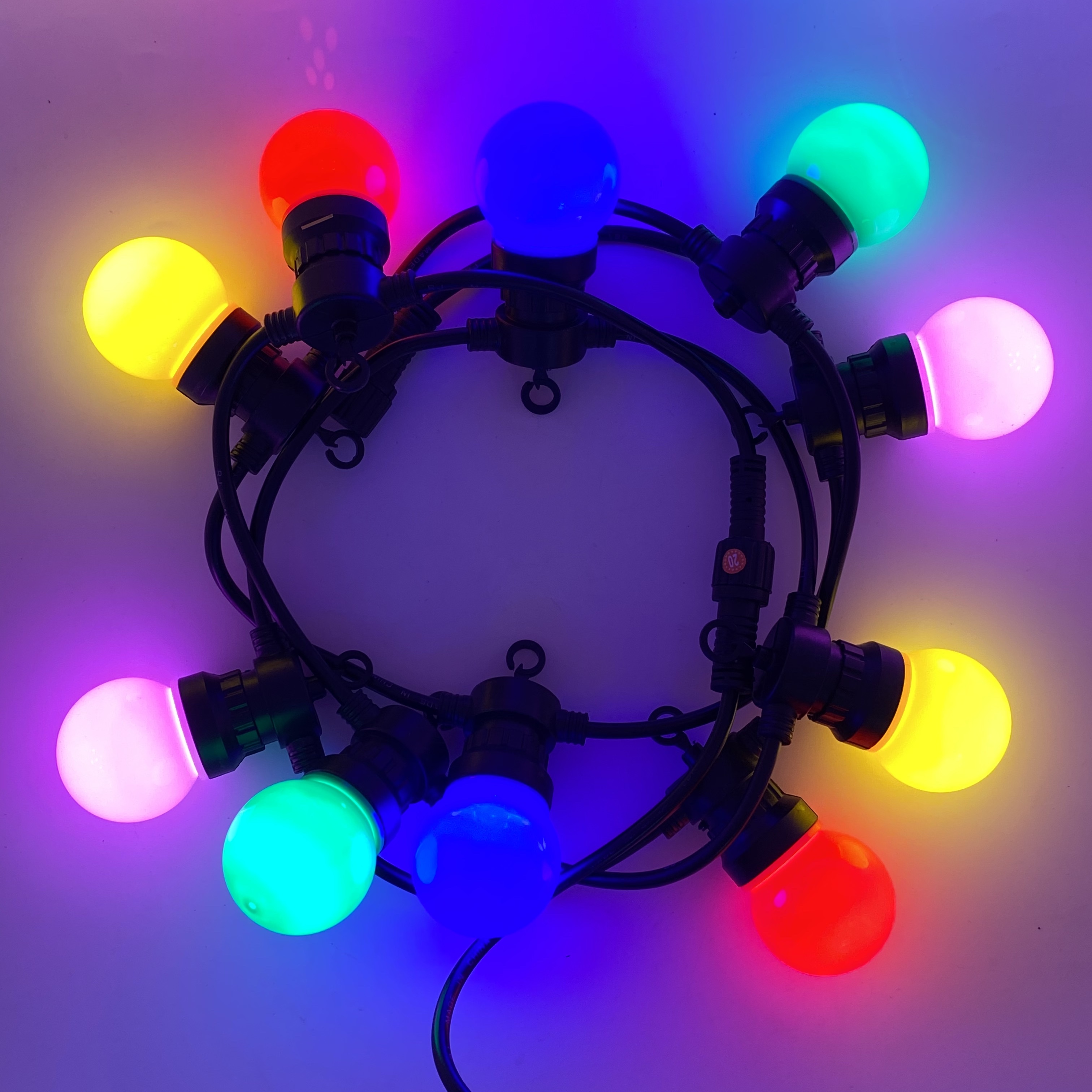 G50 string lights para exteriores string de luces LED string de luces led decoración cálida string de luces G50 string string de luces de ambiente exterior detail image 8