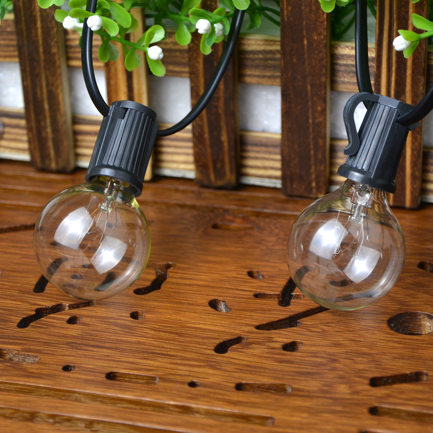 G50 string lights para exteriores string de luces LED string de luces led decoración cálida string de luces G50 string string de luces de ambiente exterior detail image 6