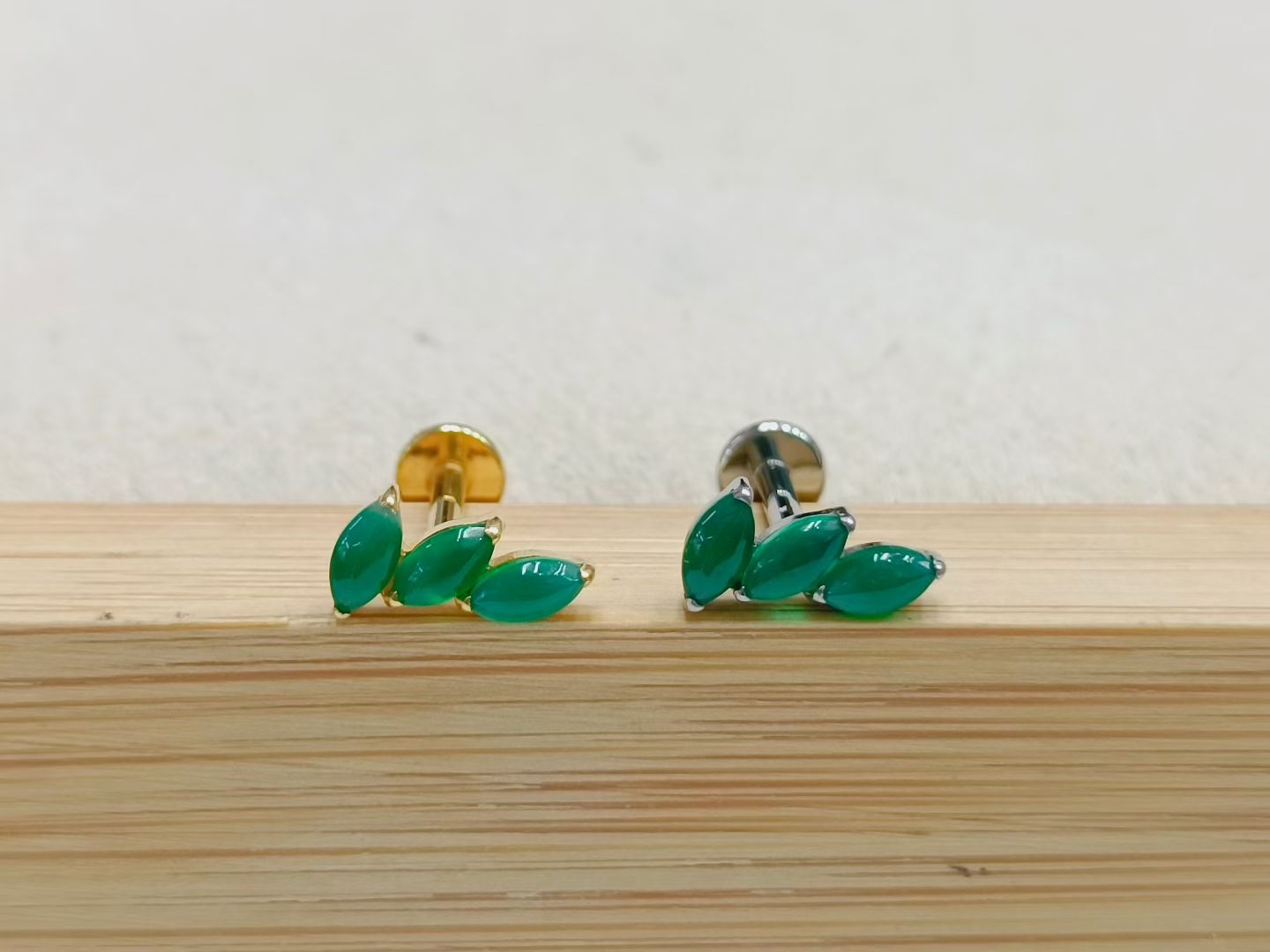 内螺旋耳钉唇环无需穿孔唇钉简约时尚饰品唇钉内螺旋耳钉