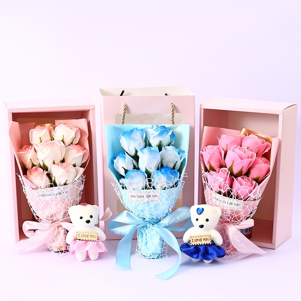 Artificial flowers, Valentine's Day and Teachers' Day flower small ornaments, anti-corrosion and anti-fading artificial decorative flowers, artificial flowers, artificial flowers detail image 5