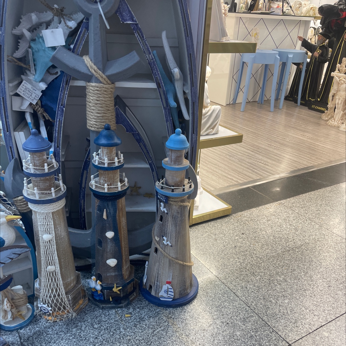 灯塔50cm，好看，好看木制品木质工艺品1