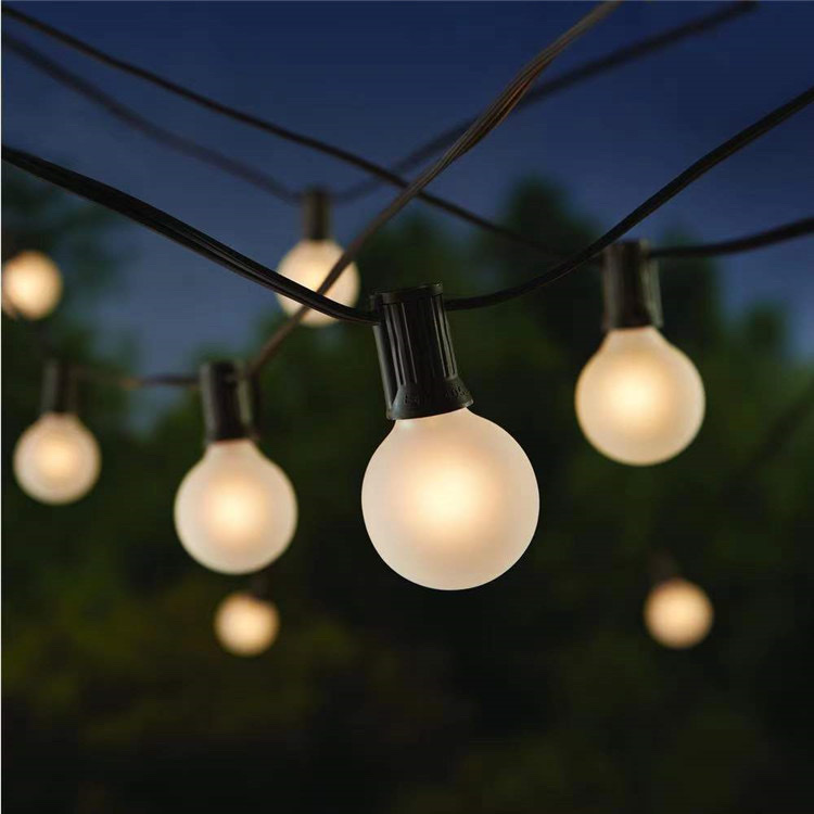 G50 string lights para exteriores string de luces LED string de luces led decoración cálida string de luces G50 string string de luces de ambiente exterior detail image 3