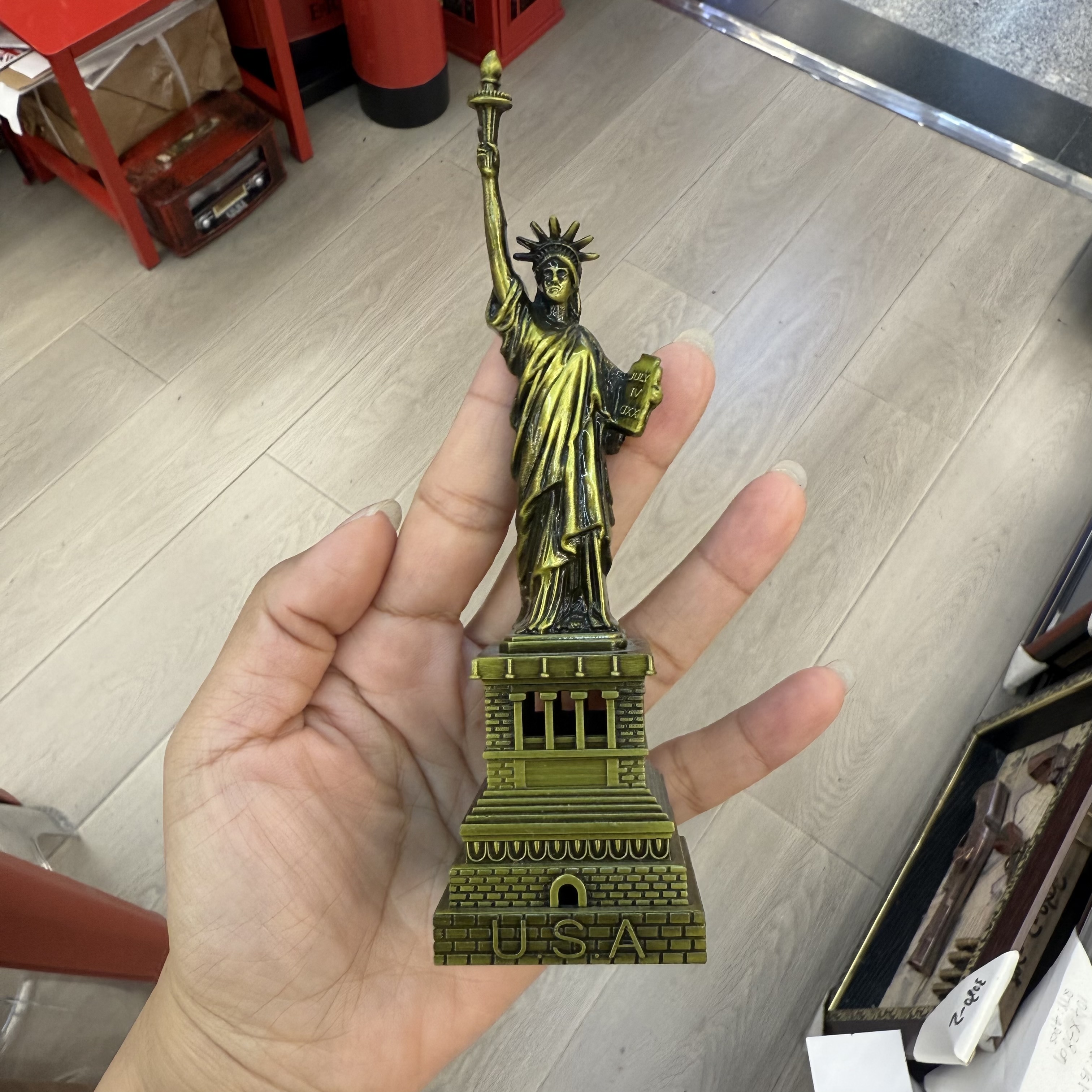 锌合金摆件自由女神像工艺品摆件