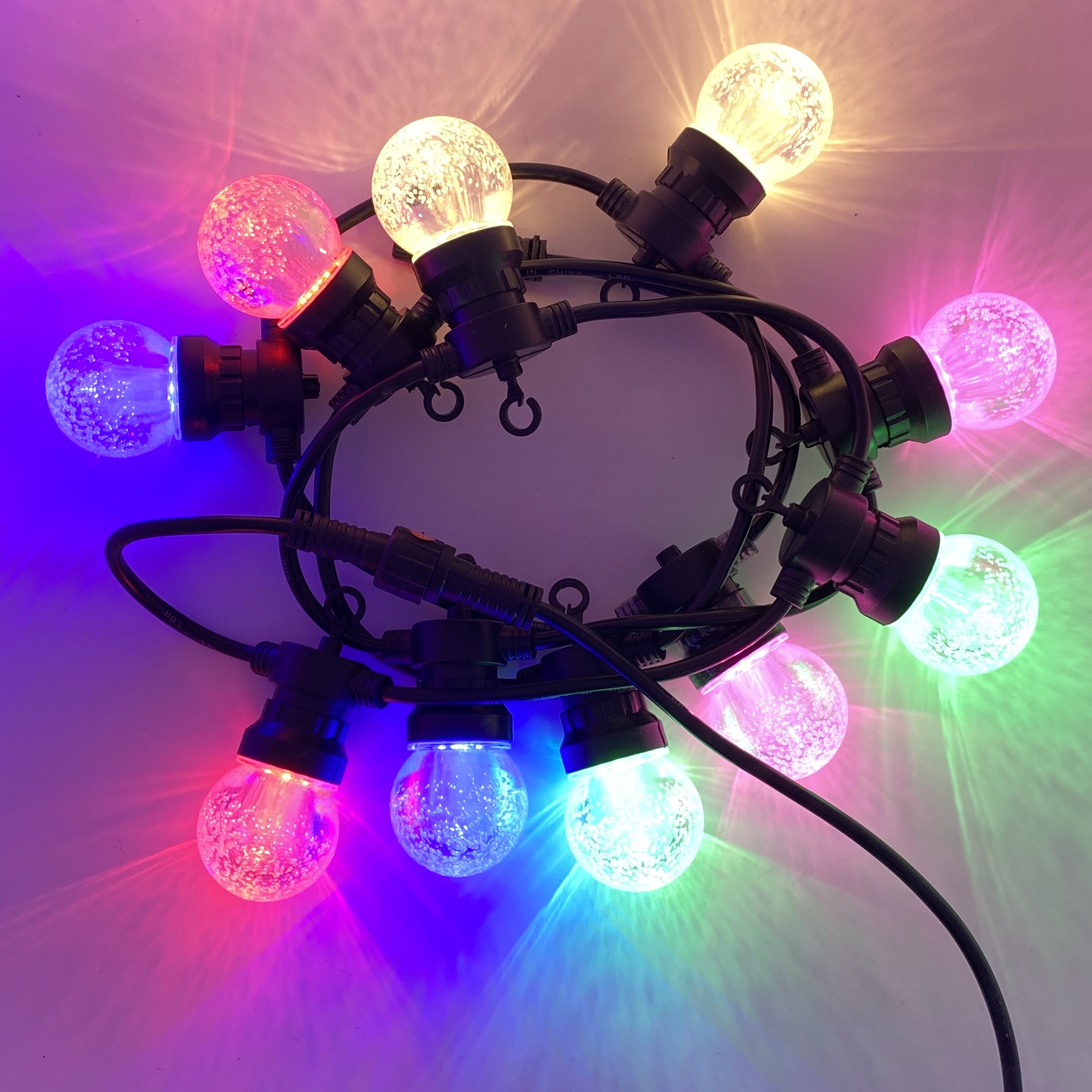 G50 string lights para exteriores string de luces LED string de luces led decoración cálida string de luces G50 string string de luces de ambiente exterior detail image 13