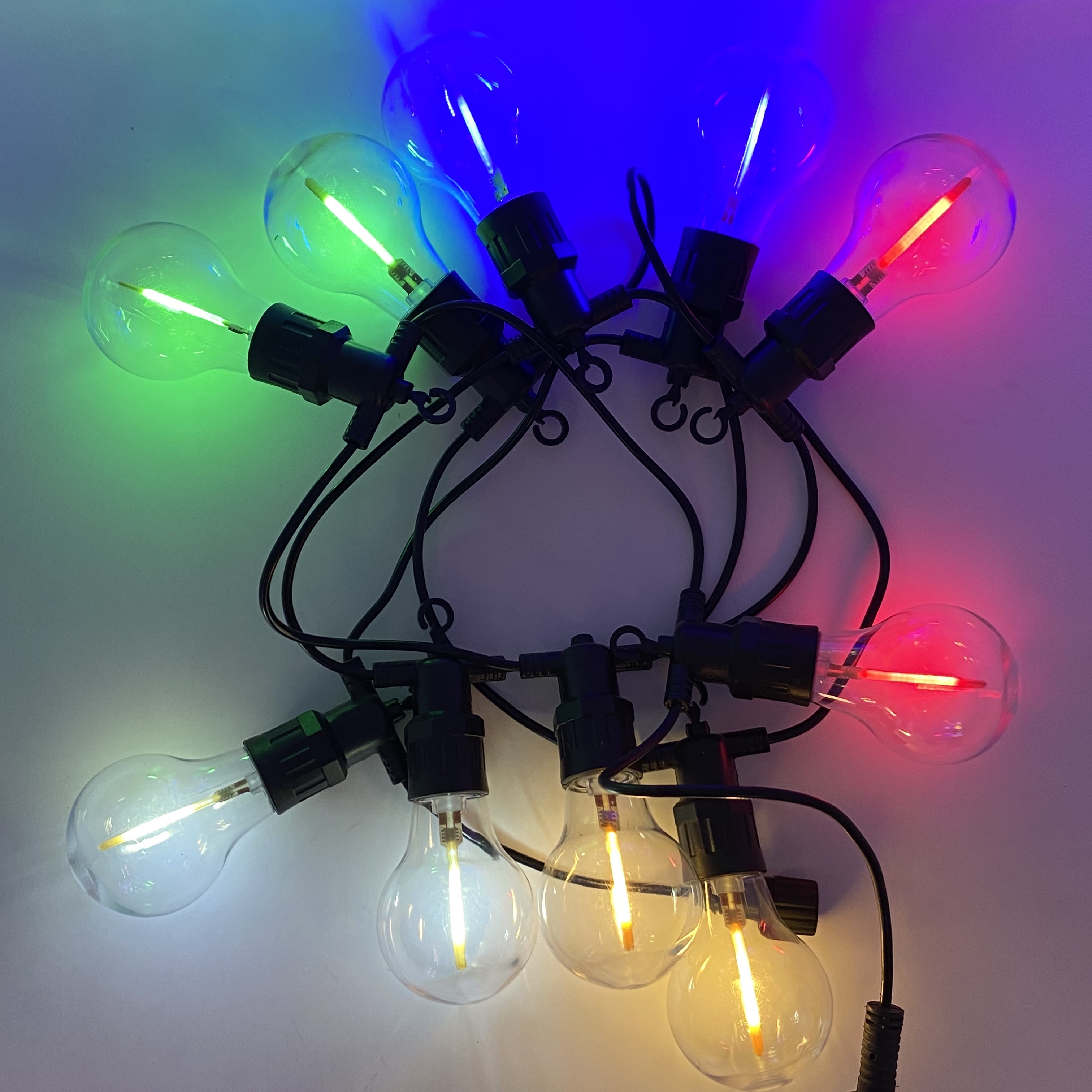 G50 string lights para exteriores string de luces LED string de luces led decoración cálida string de luces G50 string string de luces de ambiente exterior detail image 9