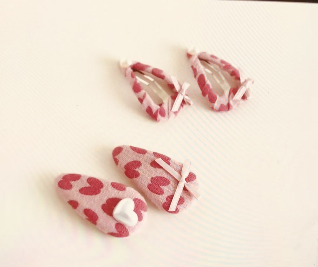 儿童爱心蝴蝶结BB夹发夹珍珠女孩刘海夹发卡女童韩版碎发夹子头饰发饰