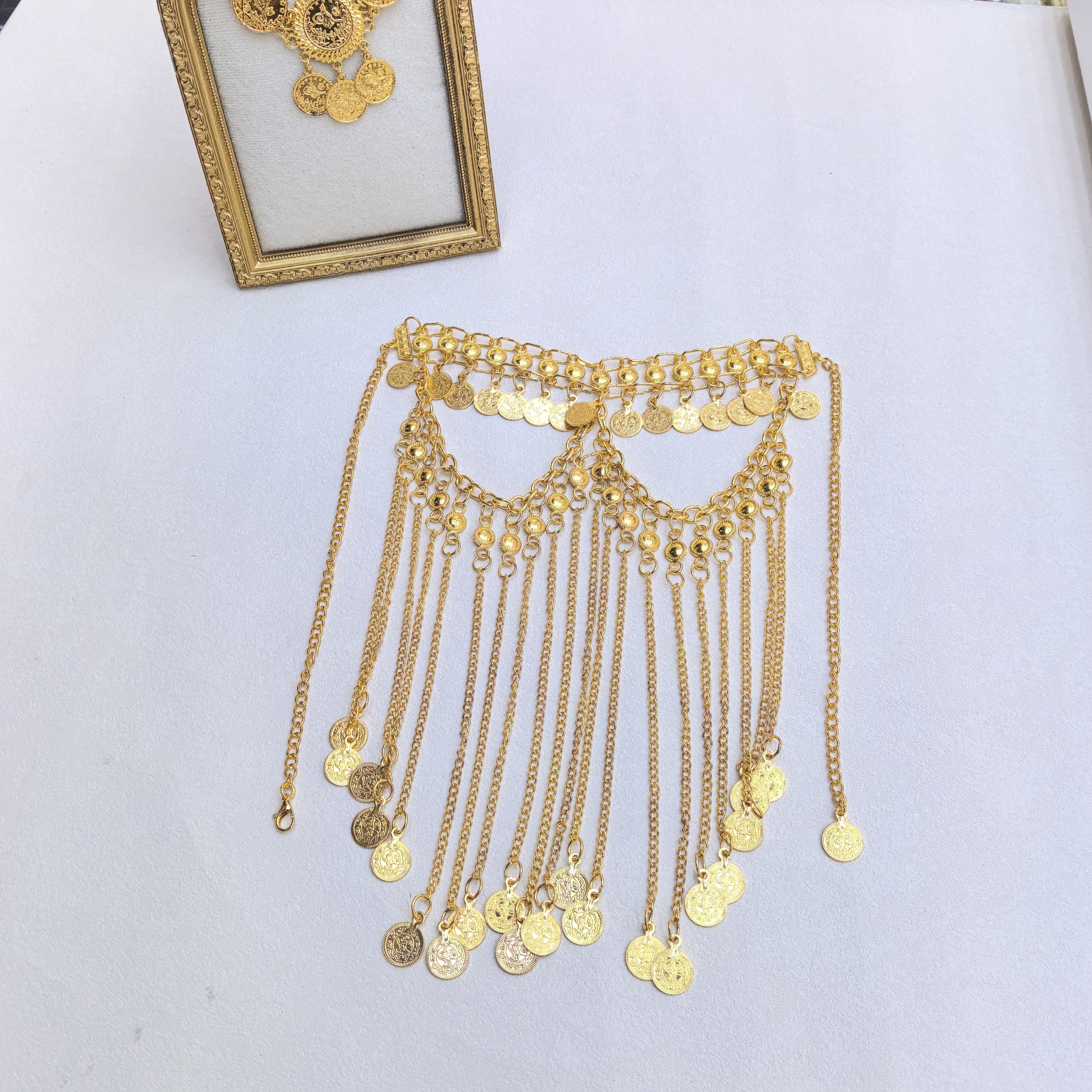 合金首饰百搭简约女款配饰面部饰品项详情图2