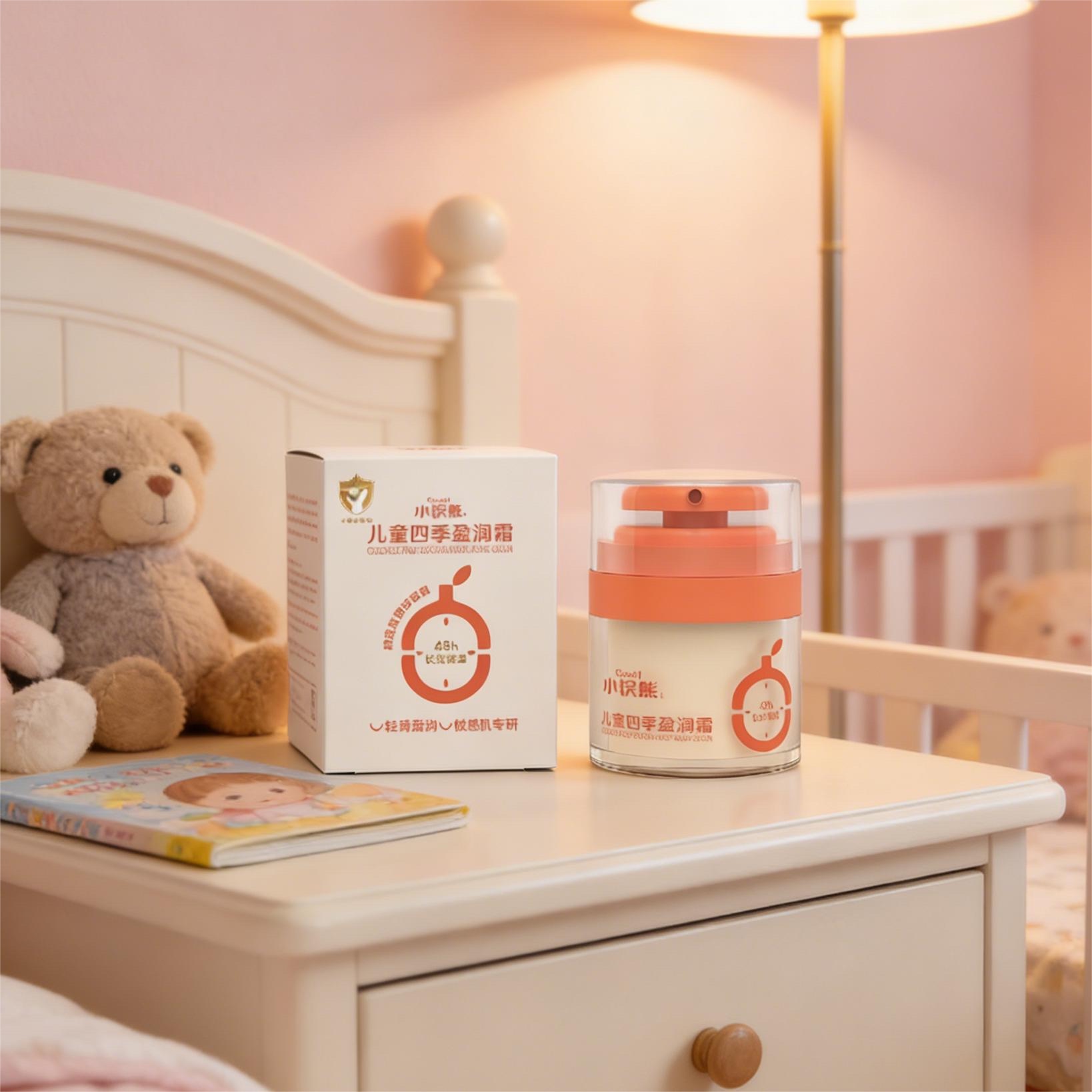 Little Raccoon Children's Four-Season Moisturizing Cream is a universal moisturizing and hydrating cream for all four seasons. It is refreshing and comfortable. Newborn Baby Body Lotion. Baby Moisturizing, Hydrating and Soothing Skin lotion details Picture