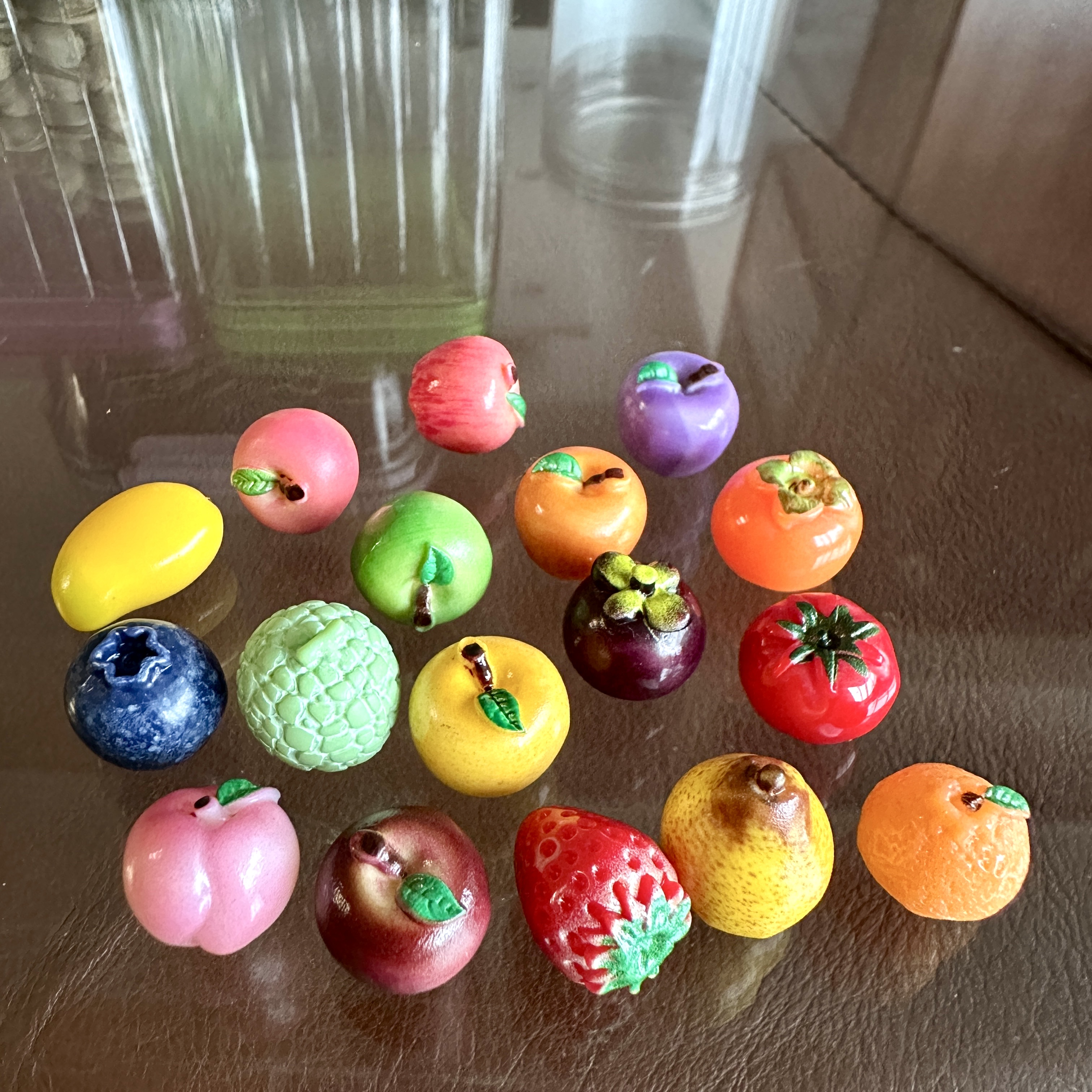 跨境美食模型仿真水果饰品配件迷你diy摆件手链便利店超市发夹洞洞鞋树脂配件产品图