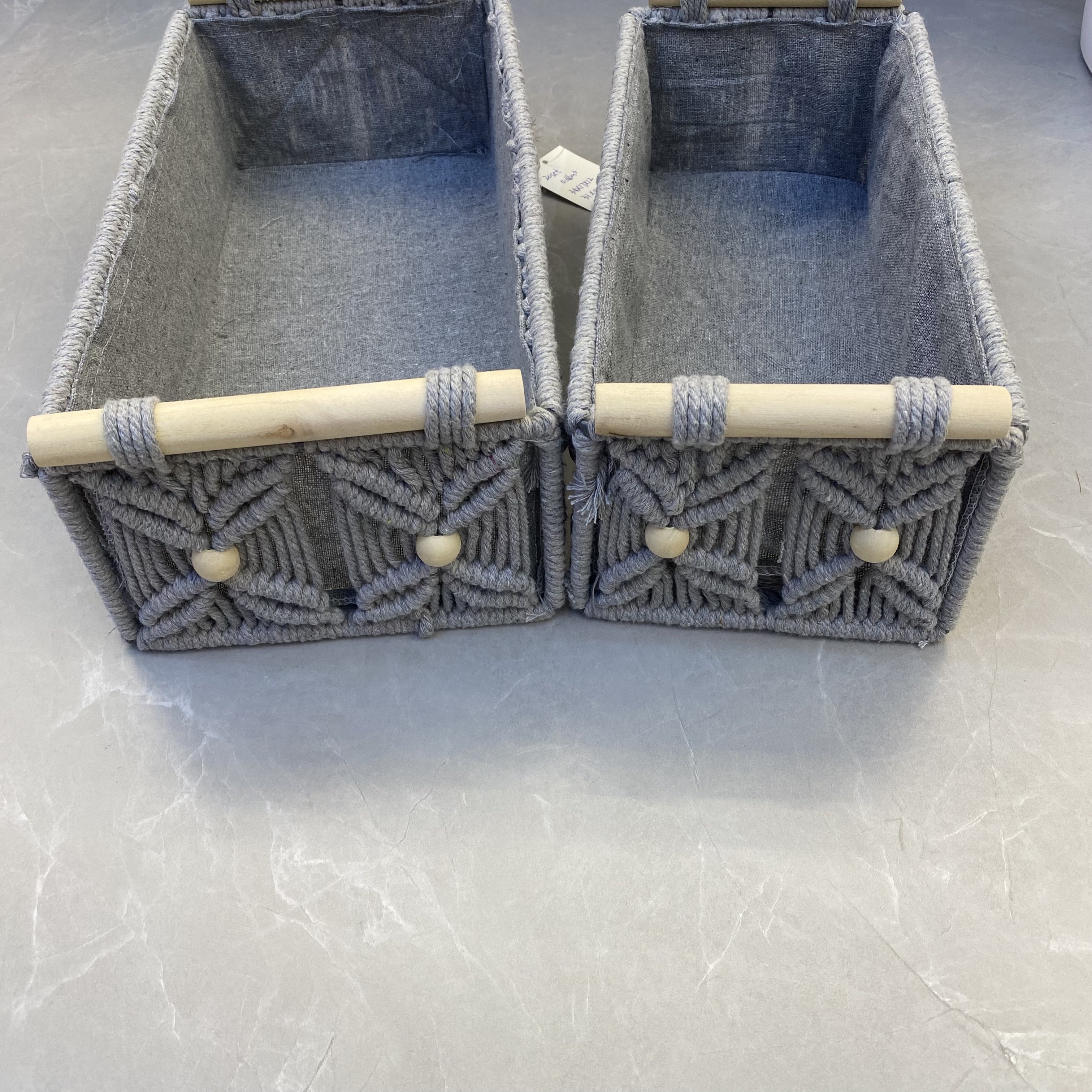 手工编织天然材质棉绳收纳框郁金香扭扭棒竹编花篮生态瓶苔藓罐头植物竹编工艺品产品图