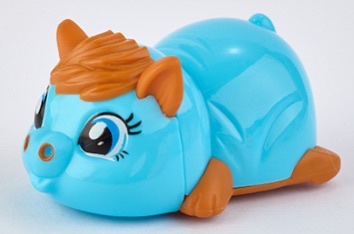 回力卡通马白底实物图