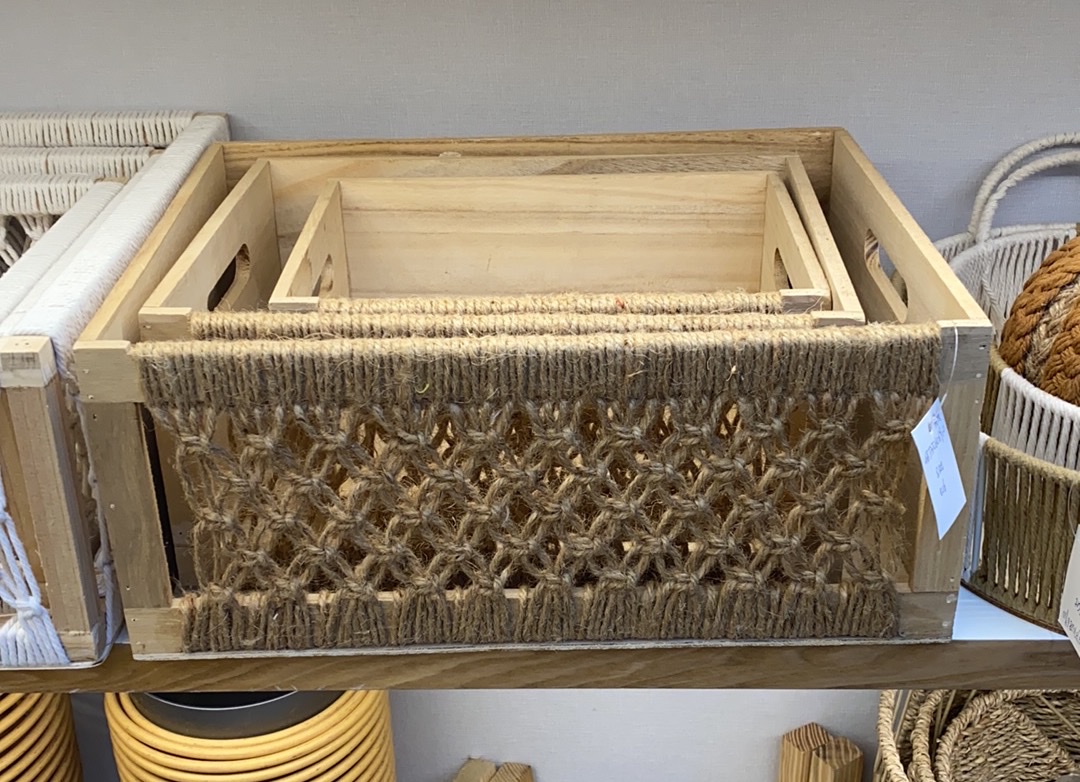 手工编织天然材质环保收纳筐 拍摄道具 郁金香扭扭棒生态瓶苔藓竹编工艺品罐头植物竹编花篮