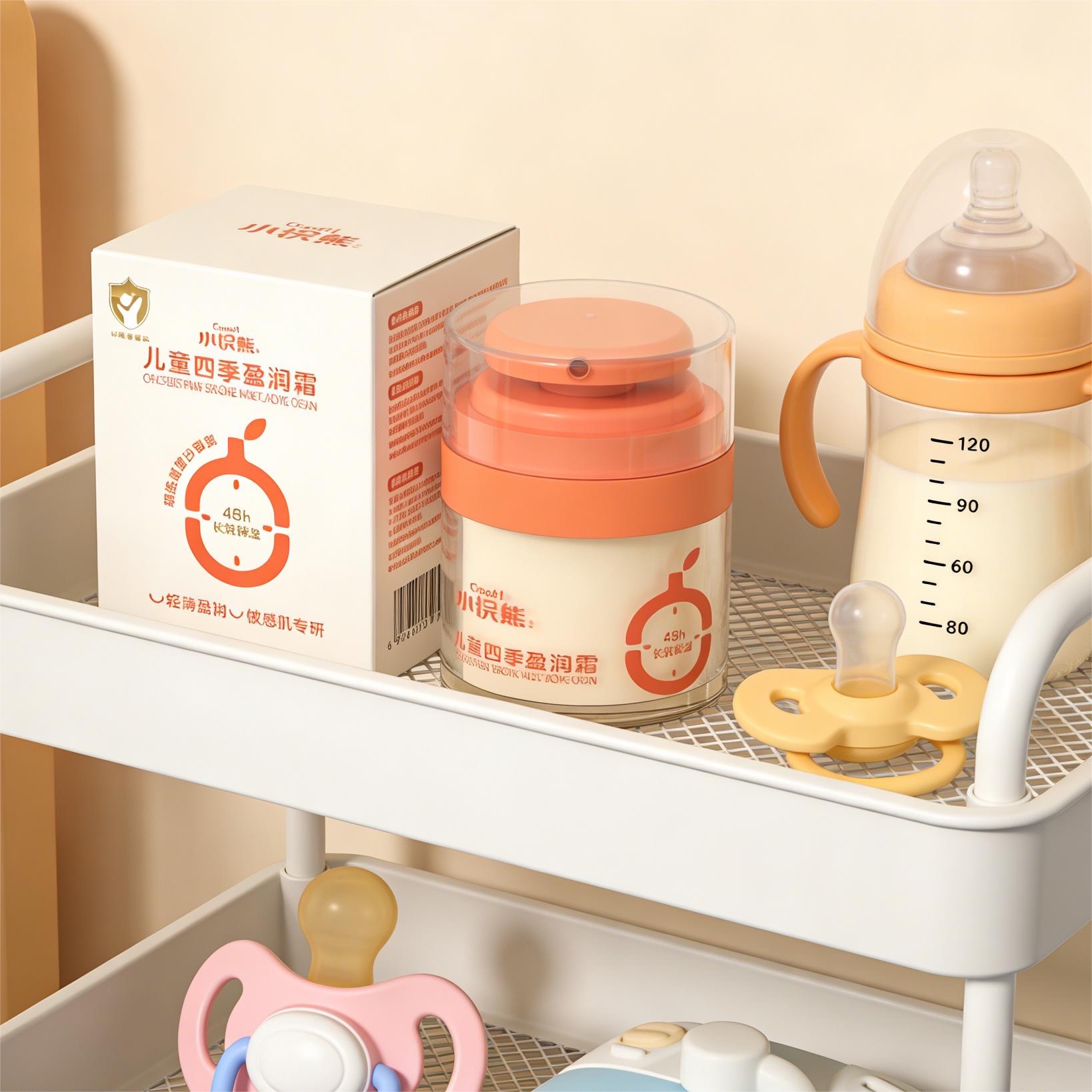 Little Raccoon Children's Four-Season Moisturizing Cream is a universal moisturizing and hydrating cream for all four seasons. It is refreshing and comfortable. Newborn Baby Body Lotion. Baby Moisturizing, Hydrating and Soothing Skin lotion Specification drawing